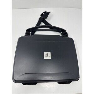 Pelican 1075 Case Black with Carry Strap Hard Travel Case LOOK